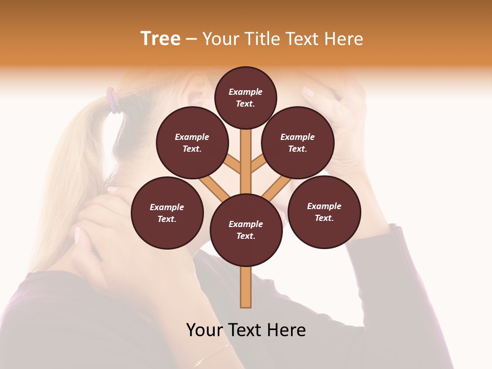 Stressed Caucasian Pain PowerPoint Template