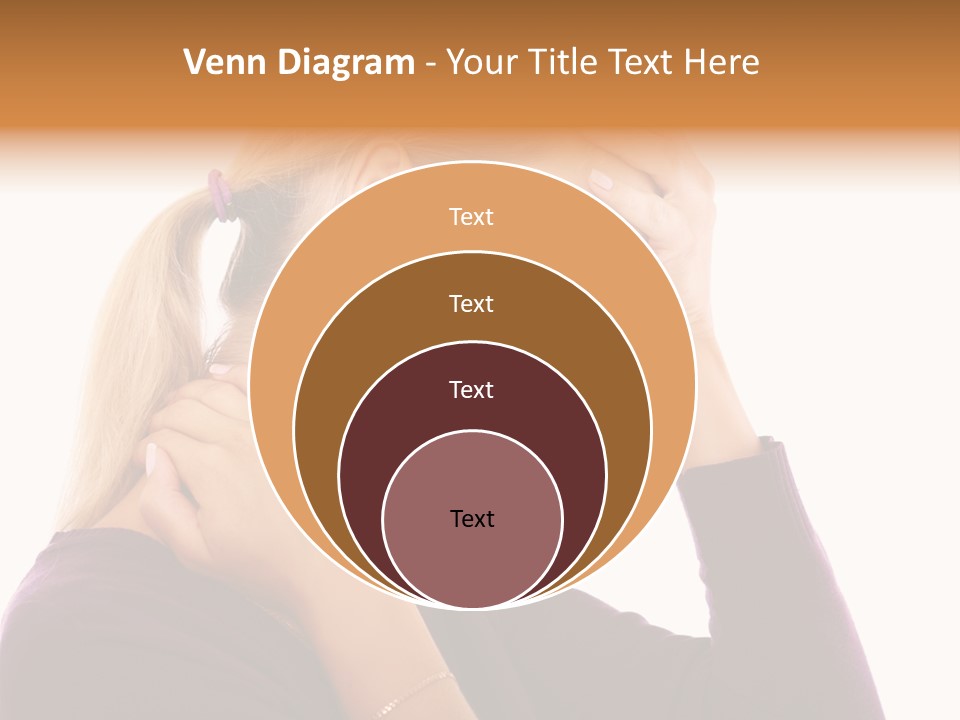 Stressed Caucasian Pain PowerPoint Template