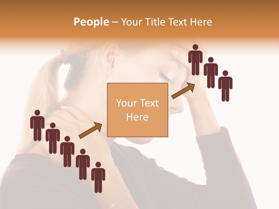 Stressed Caucasian Pain PowerPoint Template
