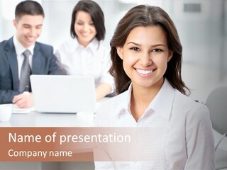 Office Staff Executive PowerPoint Template