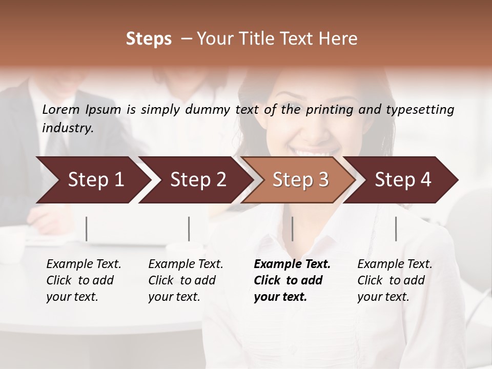 Office Staff Executive PowerPoint Template