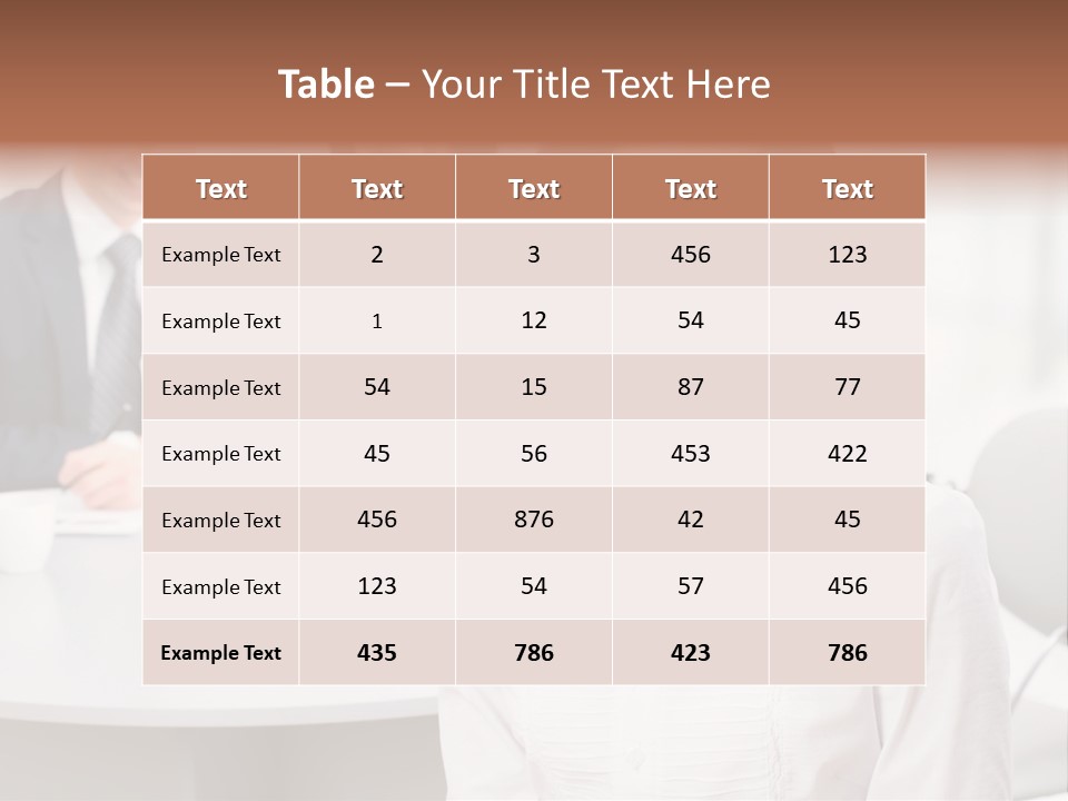 Office Staff Executive PowerPoint Template