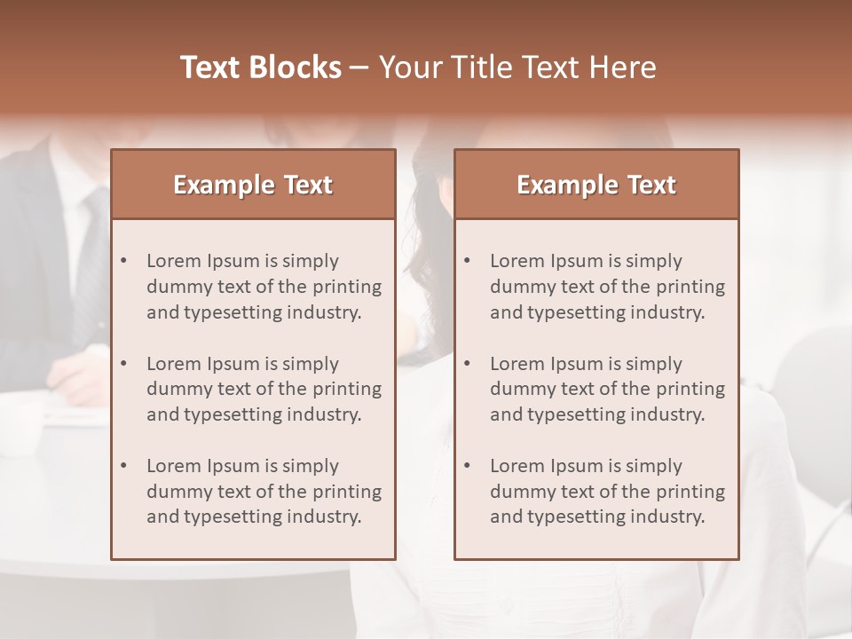 Office Staff Executive PowerPoint Template