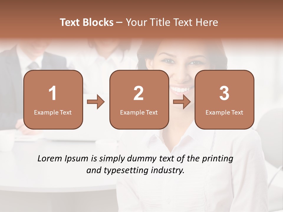 Office Staff Executive PowerPoint Template