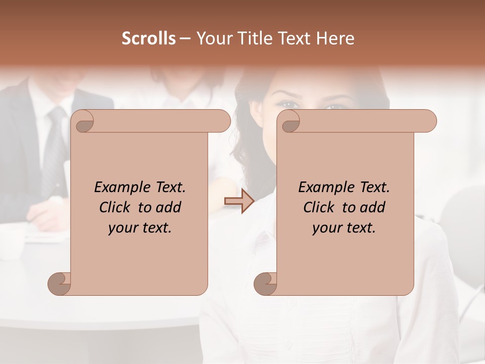 Office Staff Executive PowerPoint Template