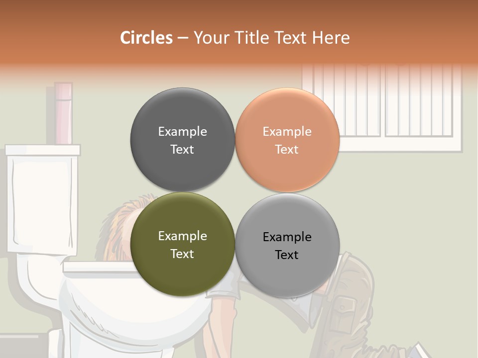 Vomiting Unhappy Clipart PowerPoint Template