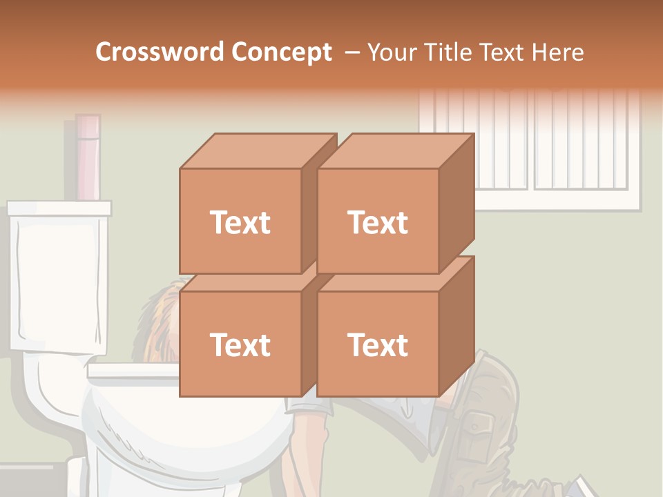 Vomiting Unhappy Clipart PowerPoint Template