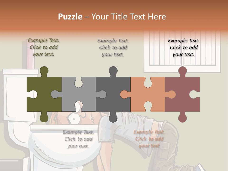 Vomiting Unhappy Clipart PowerPoint Template