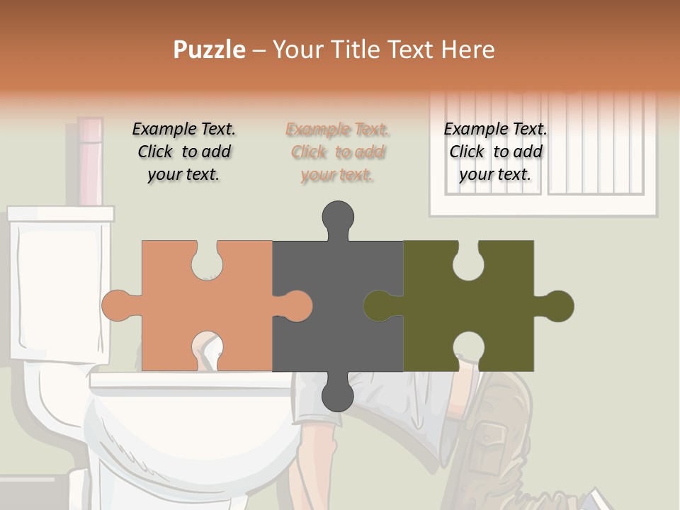 Vomiting Unhappy Clipart PowerPoint Template