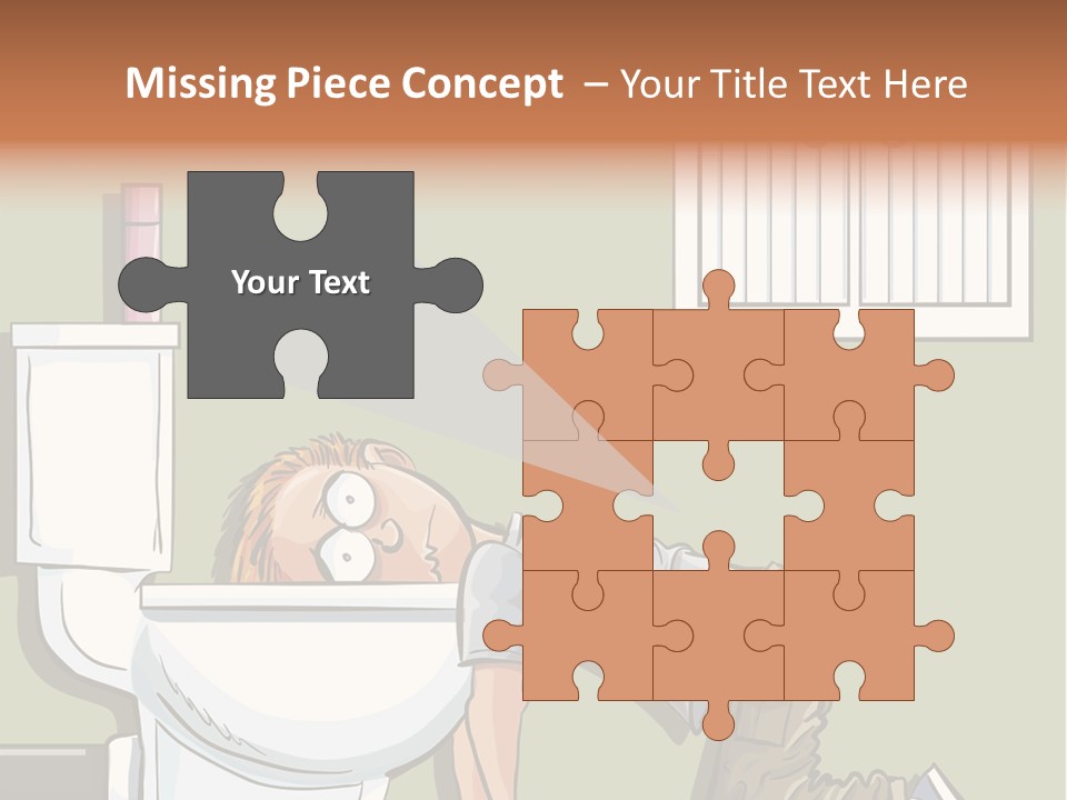 Vomiting Unhappy Clipart PowerPoint Template