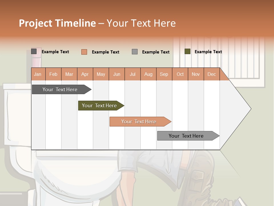 Vomiting Unhappy Clipart PowerPoint Template