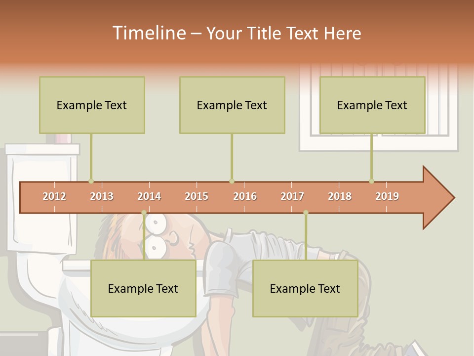 Vomiting Unhappy Clipart PowerPoint Template