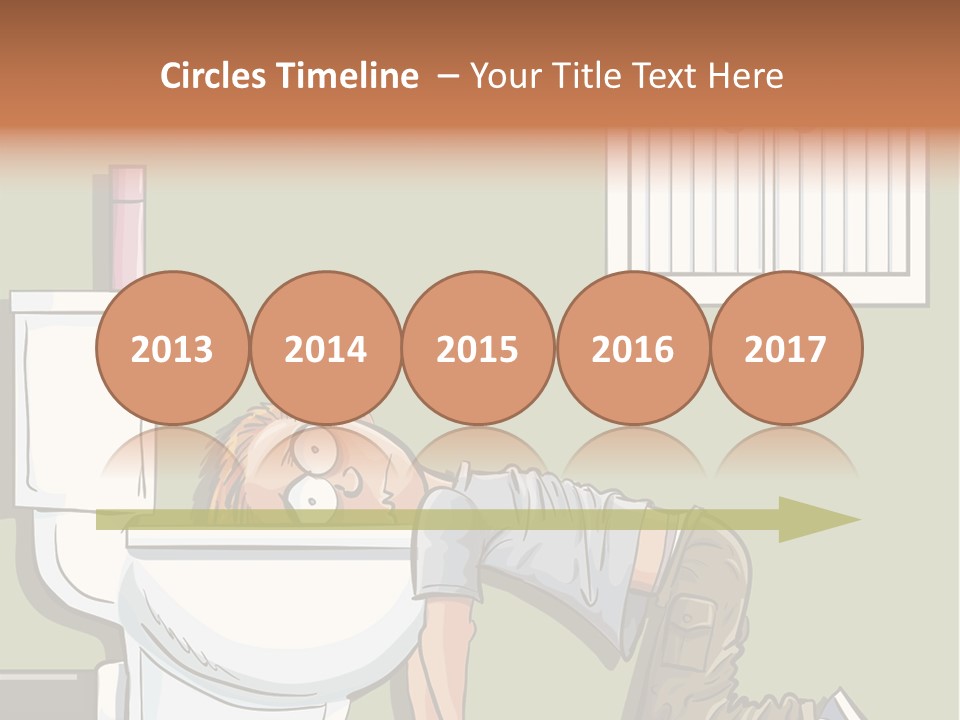 Vomiting Unhappy Clipart PowerPoint Template