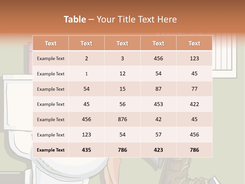 Vomiting Unhappy Clipart PowerPoint Template