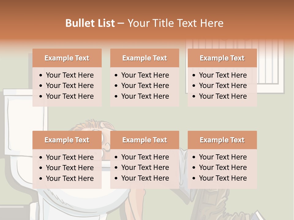 Vomiting Unhappy Clipart PowerPoint Template