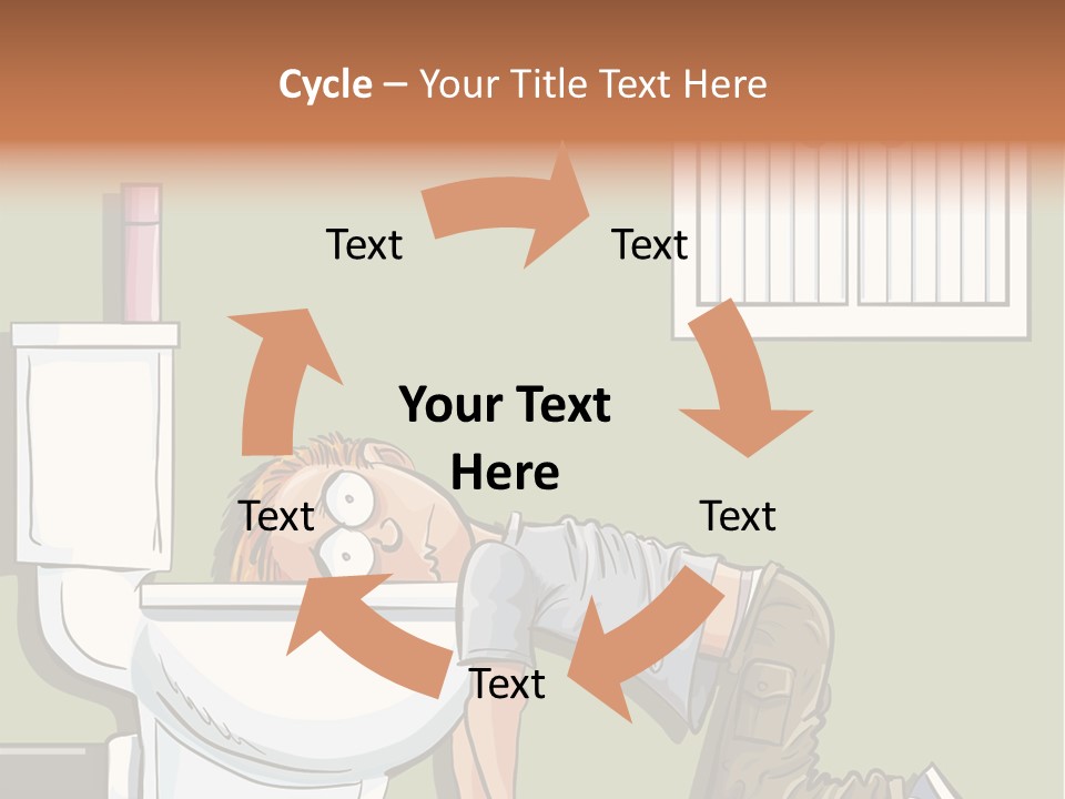 Vomiting Unhappy Clipart PowerPoint Template