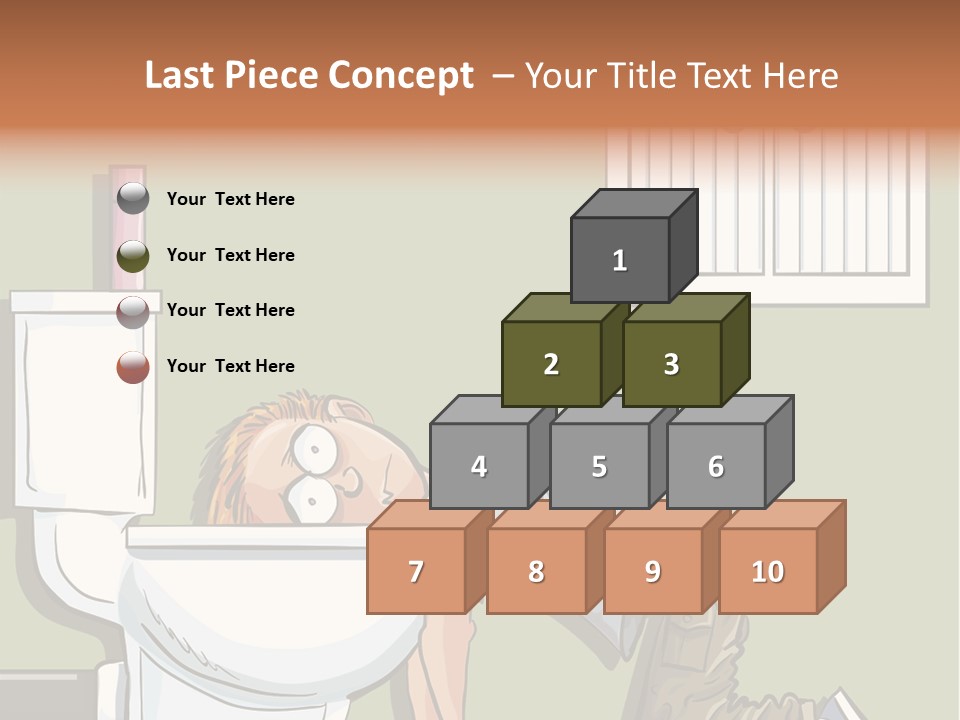 Vomiting Unhappy Clipart PowerPoint Template