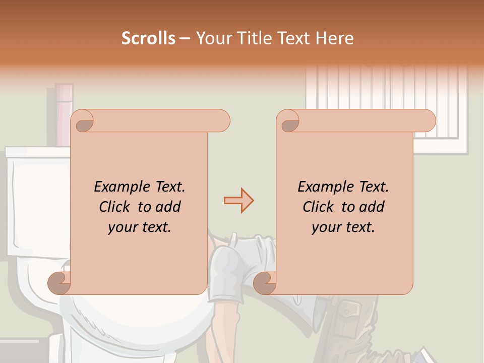 Vomiting Unhappy Clipart PowerPoint Template