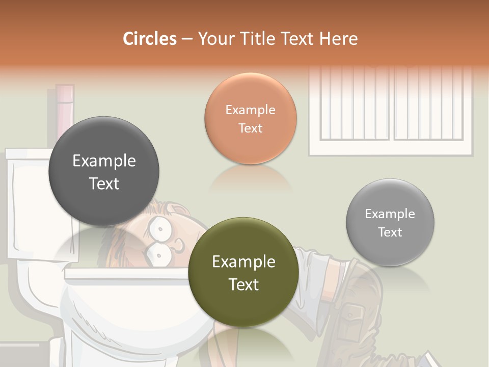 Vomiting Unhappy Clipart PowerPoint Template