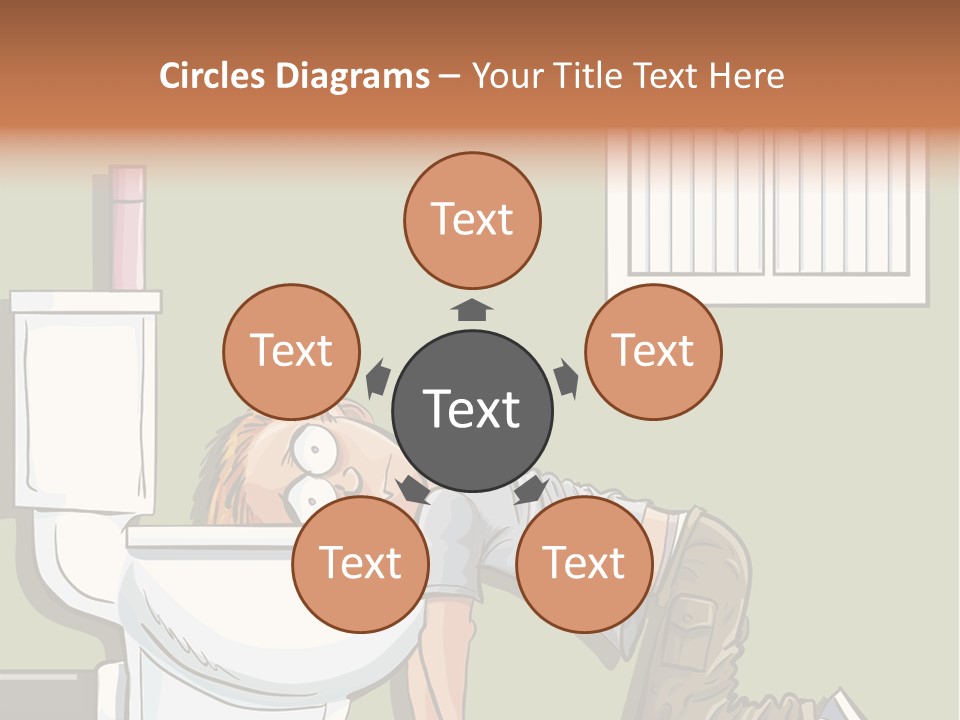 Vomiting Unhappy Clipart PowerPoint Template