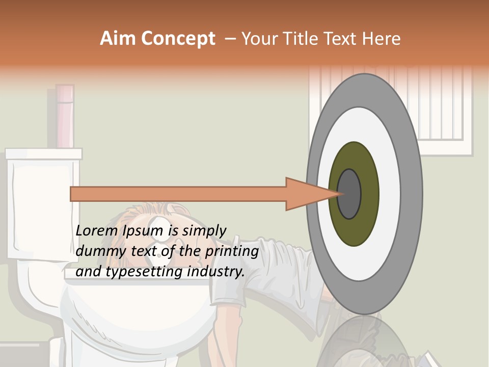 Vomiting Unhappy Clipart PowerPoint Template