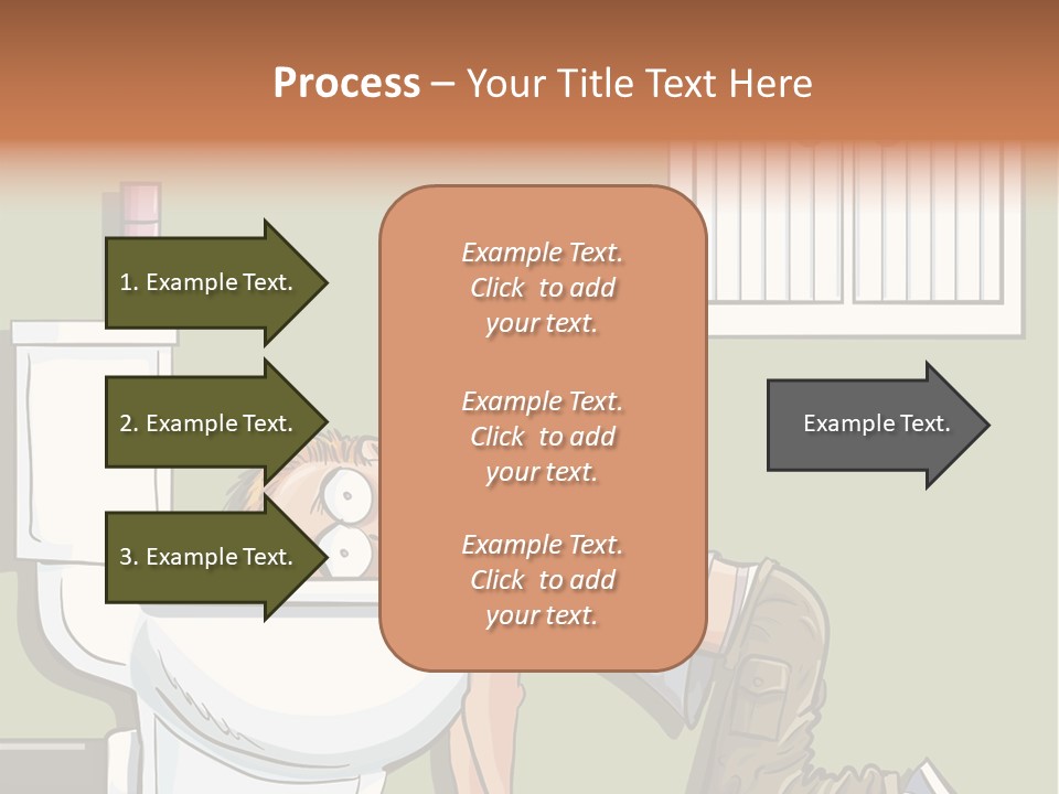 Vomiting Unhappy Clipart PowerPoint Template