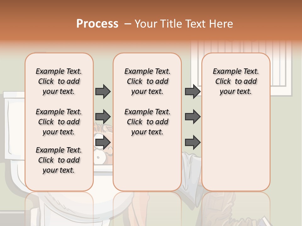 Vomiting Unhappy Clipart PowerPoint Template