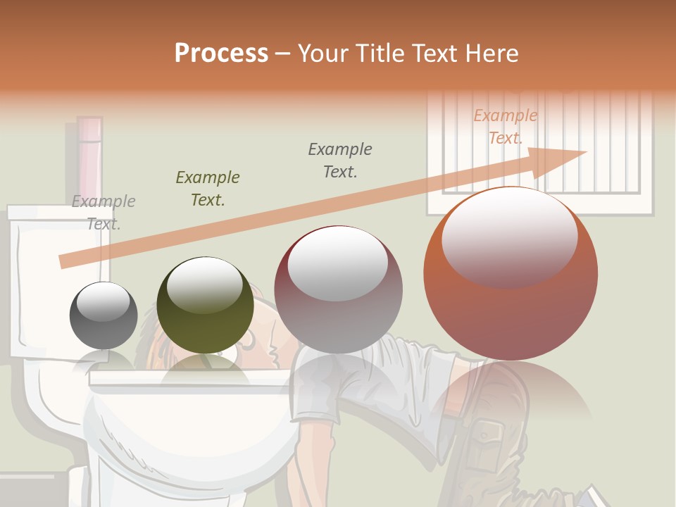 Vomiting Unhappy Clipart PowerPoint Template