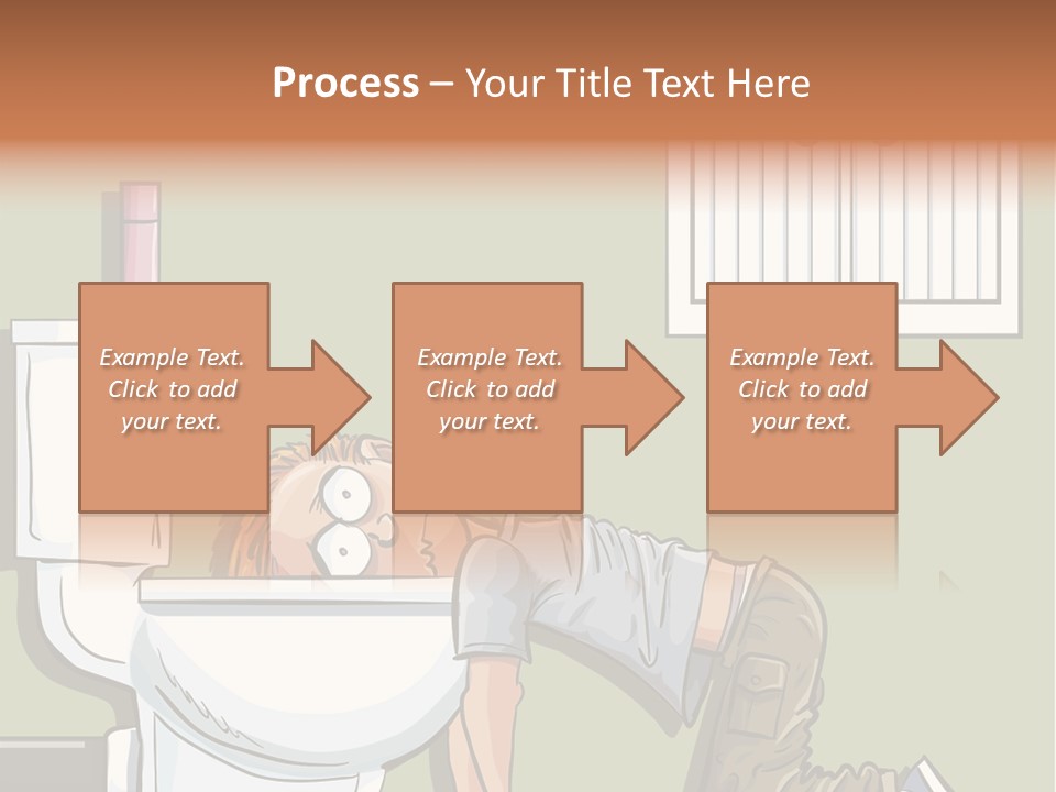Vomiting Unhappy Clipart PowerPoint Template