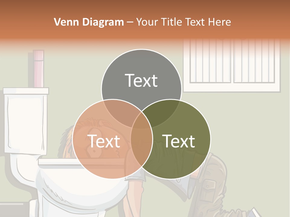 Vomiting Unhappy Clipart PowerPoint Template