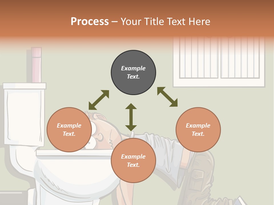 Vomiting Unhappy Clipart PowerPoint Template