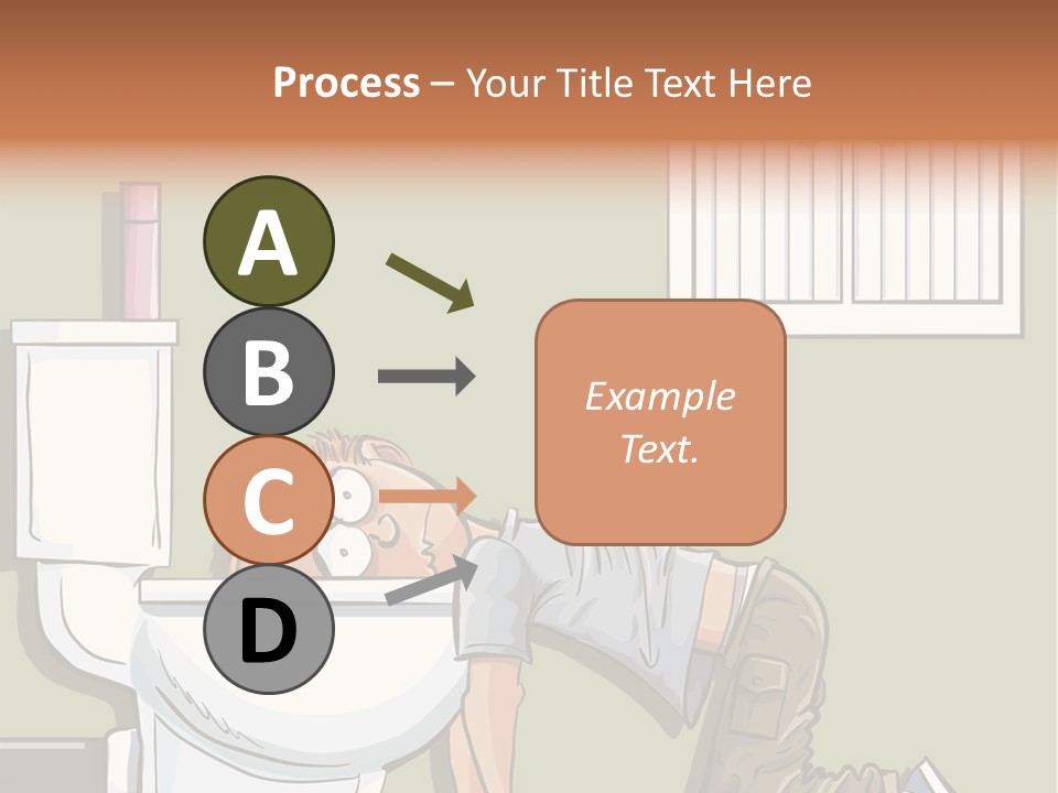Vomiting Unhappy Clipart PowerPoint Template