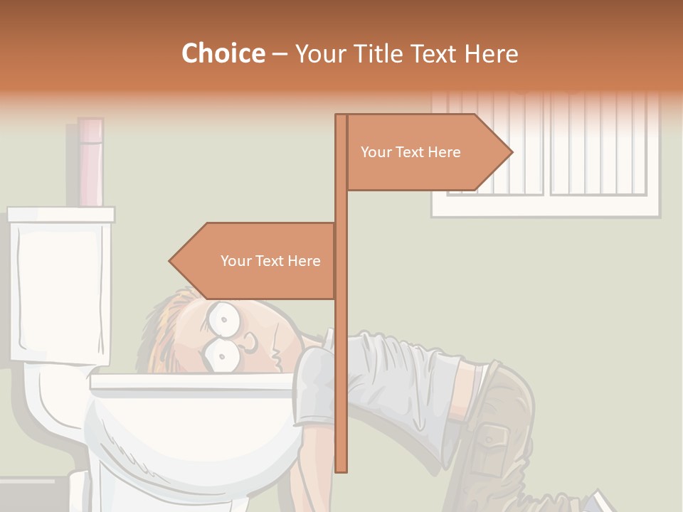 Vomiting Unhappy Clipart PowerPoint Template