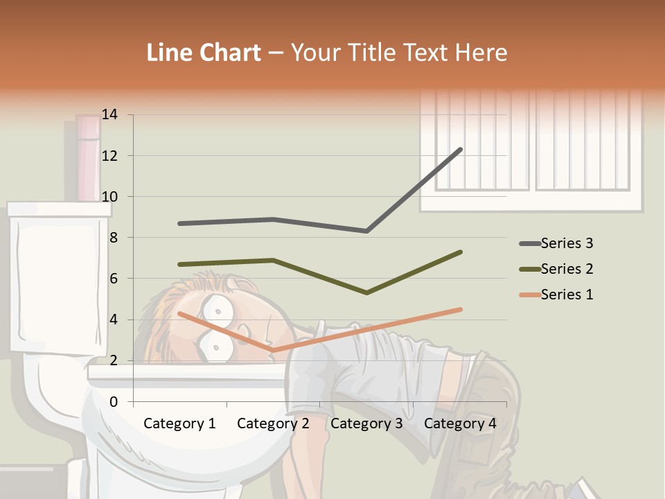 Vomiting Unhappy Clipart PowerPoint Template