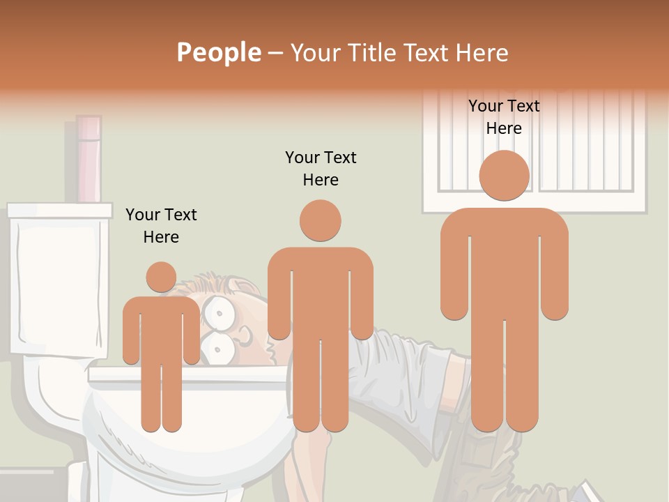 Vomiting Unhappy Clipart PowerPoint Template