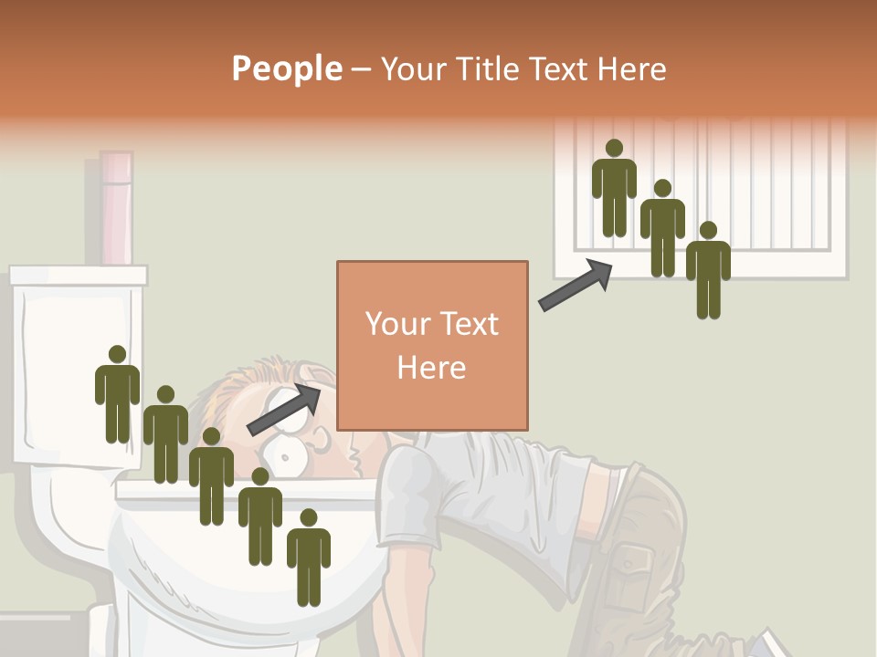 Vomiting Unhappy Clipart PowerPoint Template