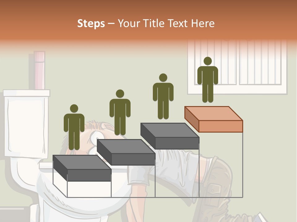 Vomiting Unhappy Clipart PowerPoint Template