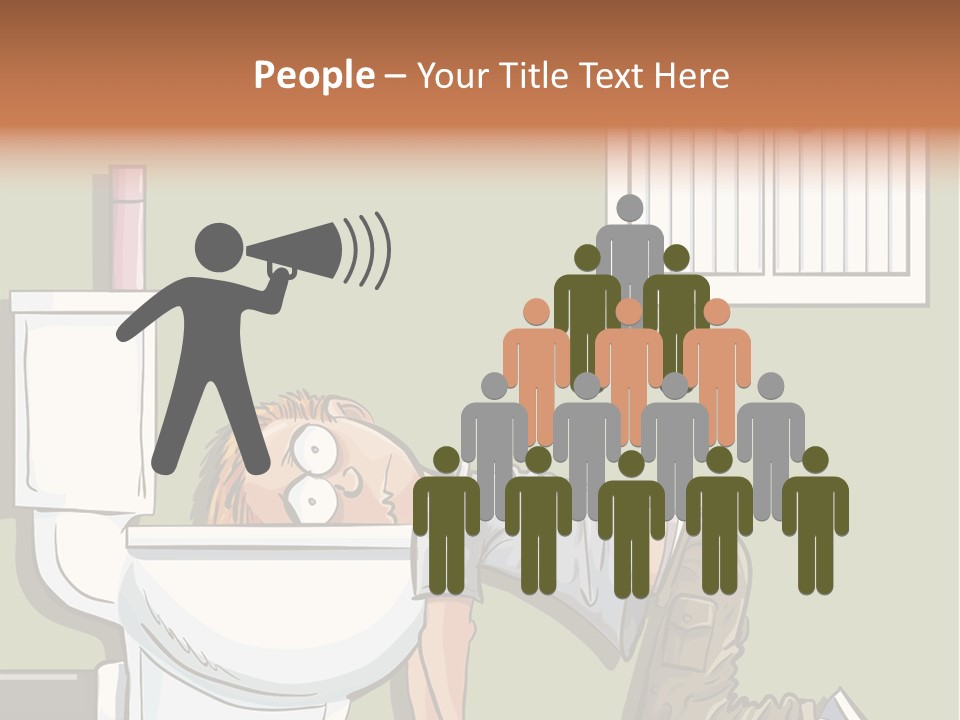 Vomiting Unhappy Clipart PowerPoint Template