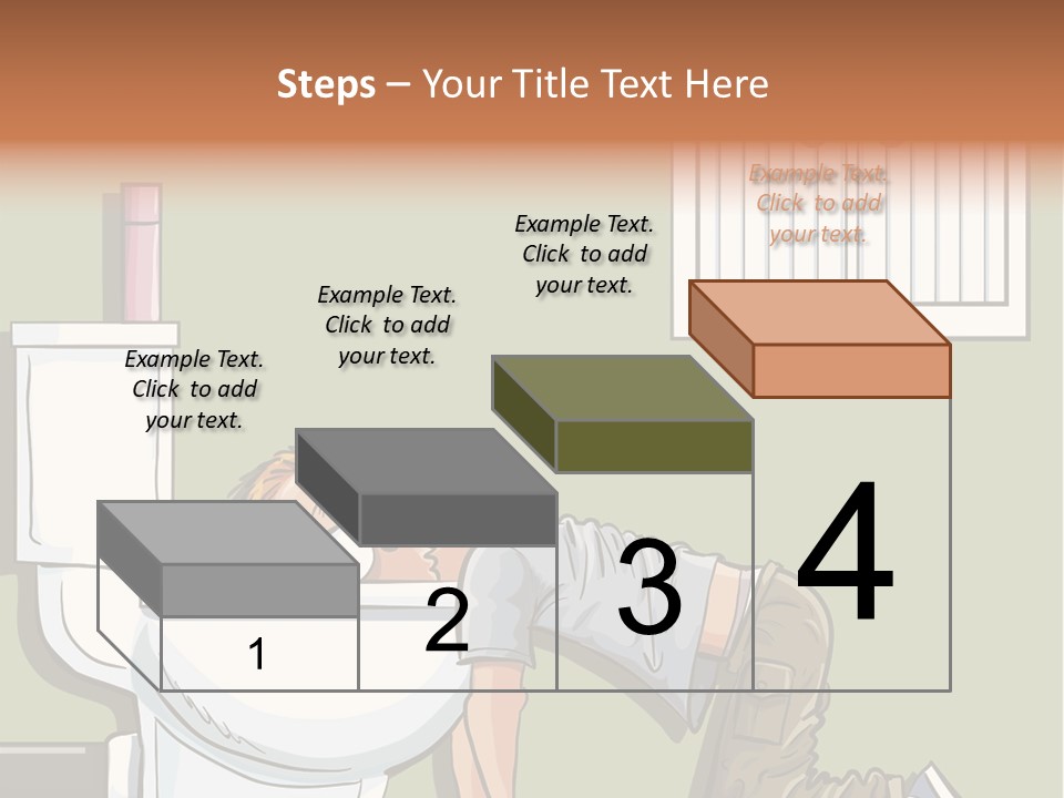 Vomiting Unhappy Clipart PowerPoint Template