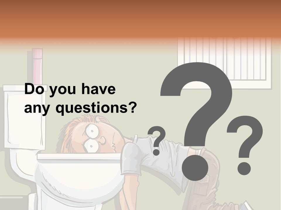 Vomiting Unhappy Clipart PowerPoint Template