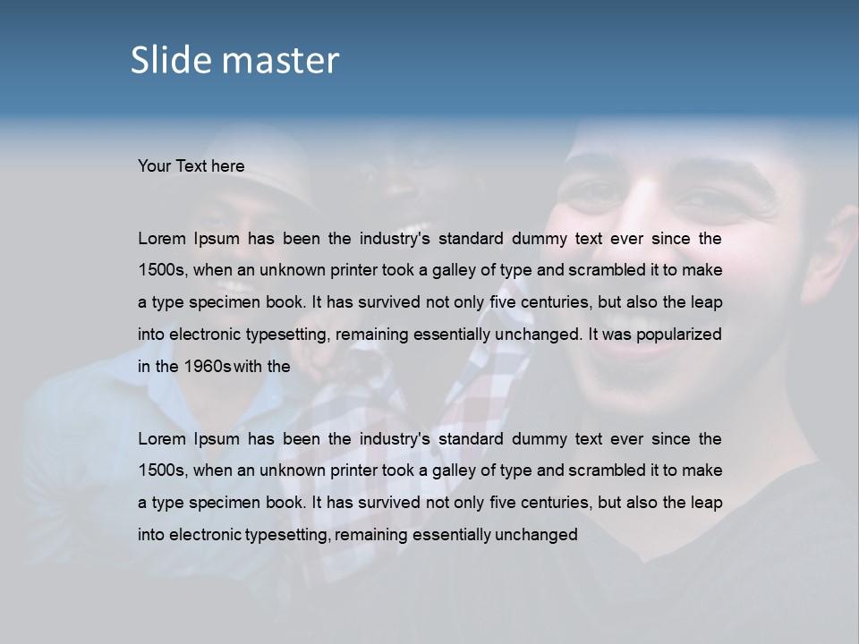 Person Diverse Fun PowerPoint Template