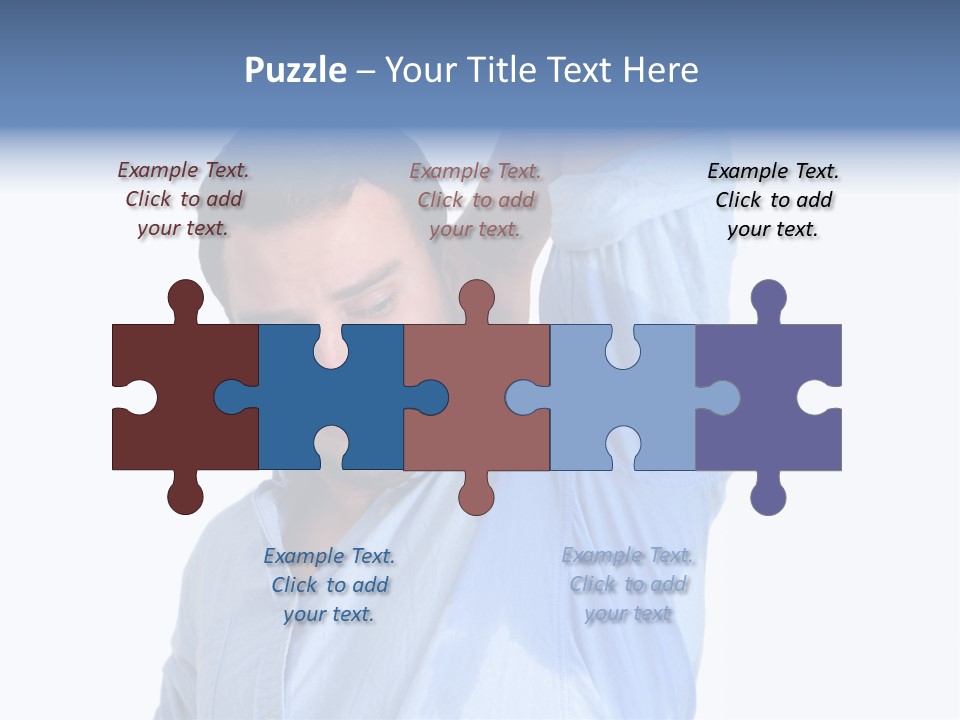 Humor Hyperhidrosis People PowerPoint Template