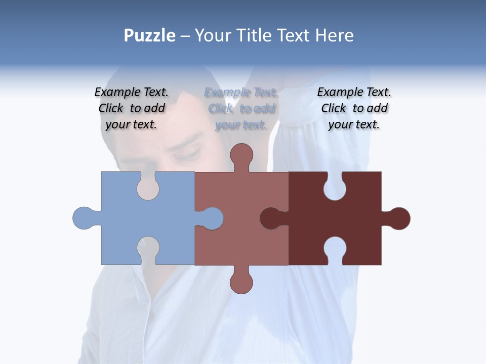 Humor Hyperhidrosis People PowerPoint Template