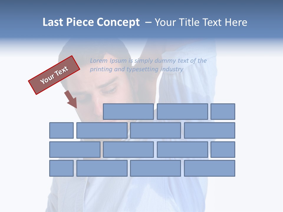 Humor Hyperhidrosis People PowerPoint Template