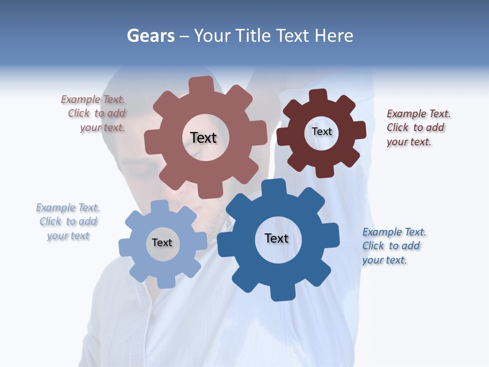 Humor Hyperhidrosis People PowerPoint Template