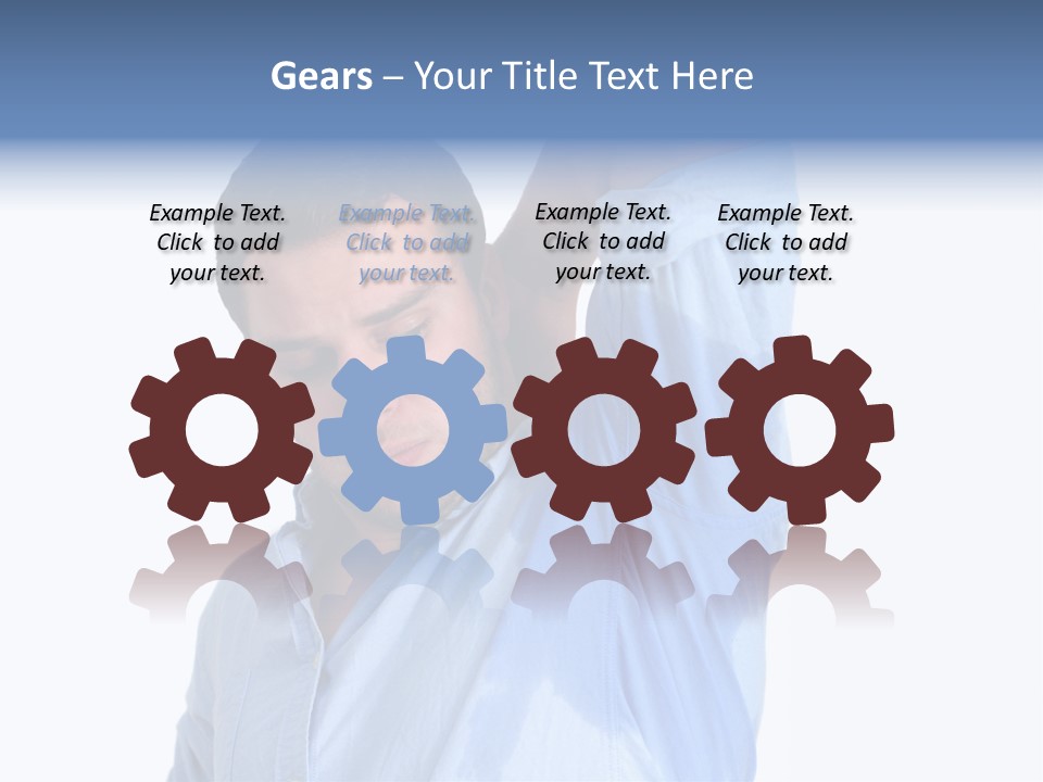 Humor Hyperhidrosis People PowerPoint Template