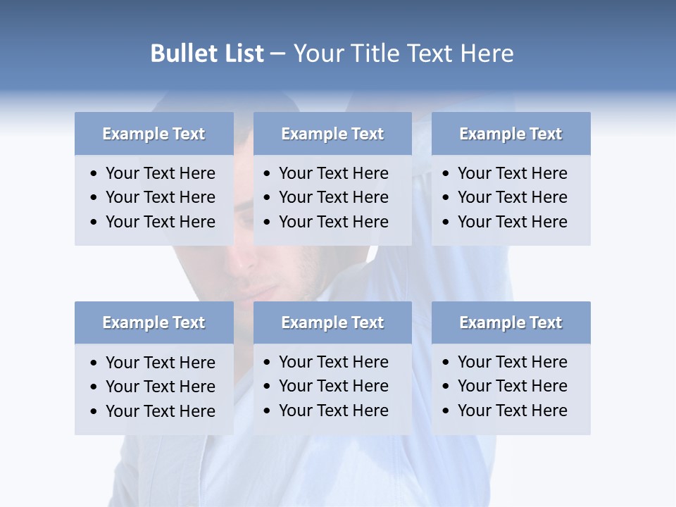 Humor Hyperhidrosis People PowerPoint Template