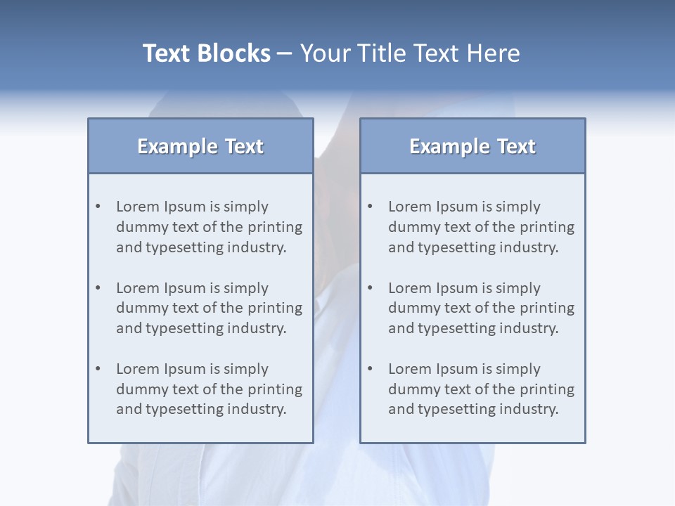 Humor Hyperhidrosis People PowerPoint Template