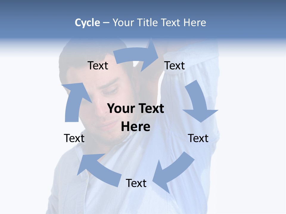 Humor Hyperhidrosis People PowerPoint Template