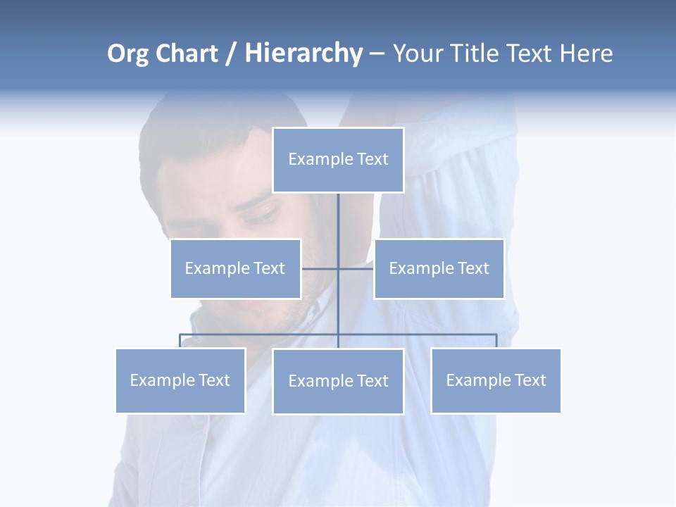Humor Hyperhidrosis People PowerPoint Template
